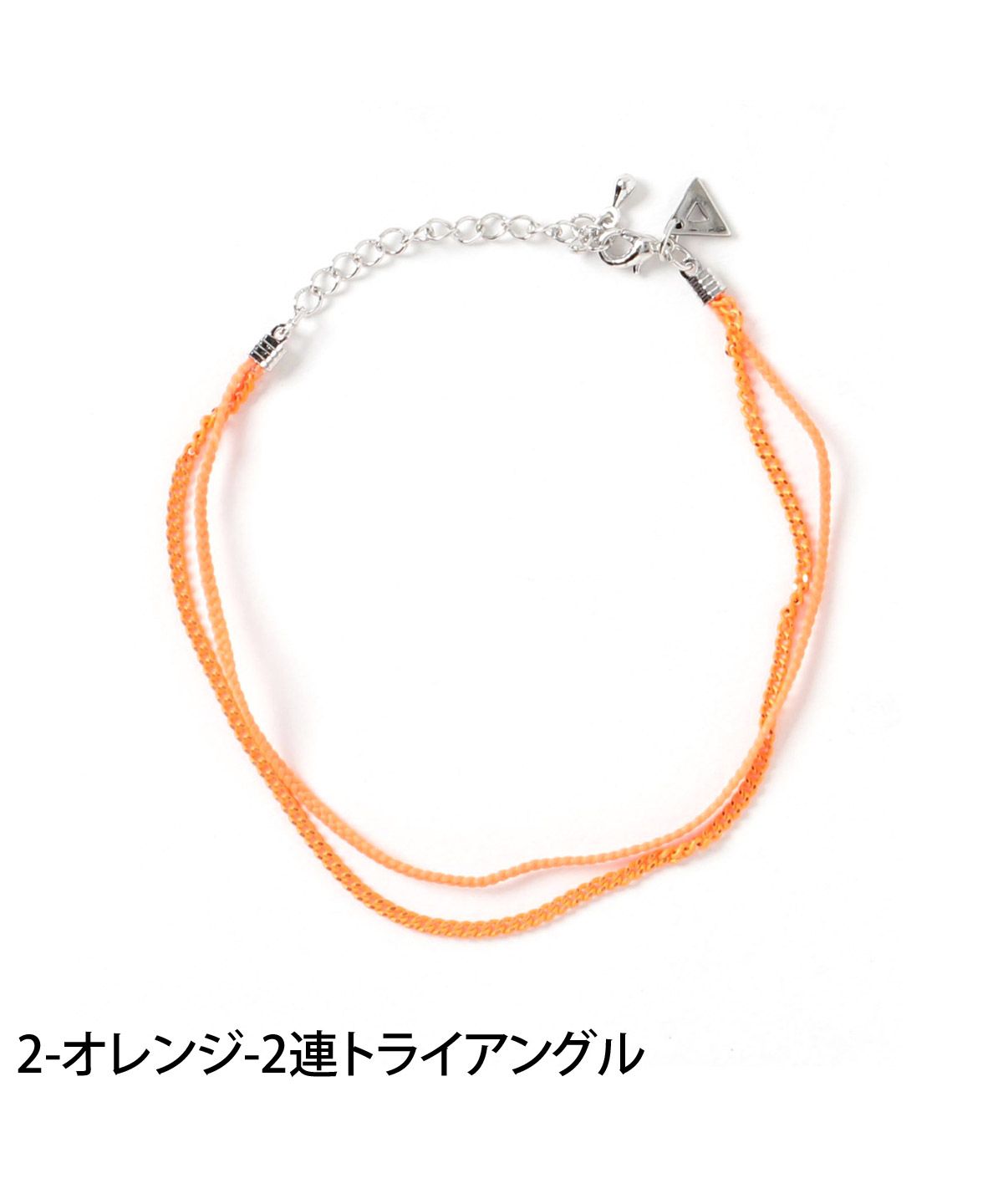 トップイズム TopIsm アンクレット メンズ レディース アクセサリー シンプル トライアングル プレート 紐 ひも チェーン フェイクレザー 男女兼用 春夏 小物 （2-グリーン-プレートデザイン） 2-グリーン-プレートデザイン