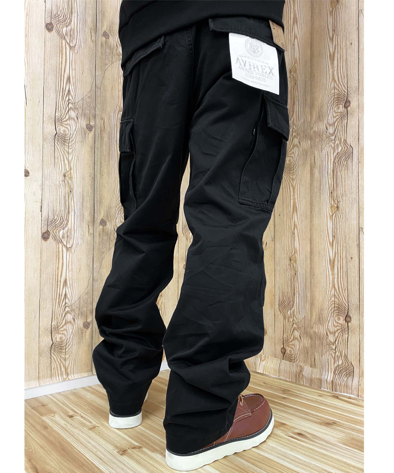 トップイズム TopIsm AVIREX アビレックス カーゴパンツ ミリタリー カモフラ 迷彩 無地 ファティーグパンツ