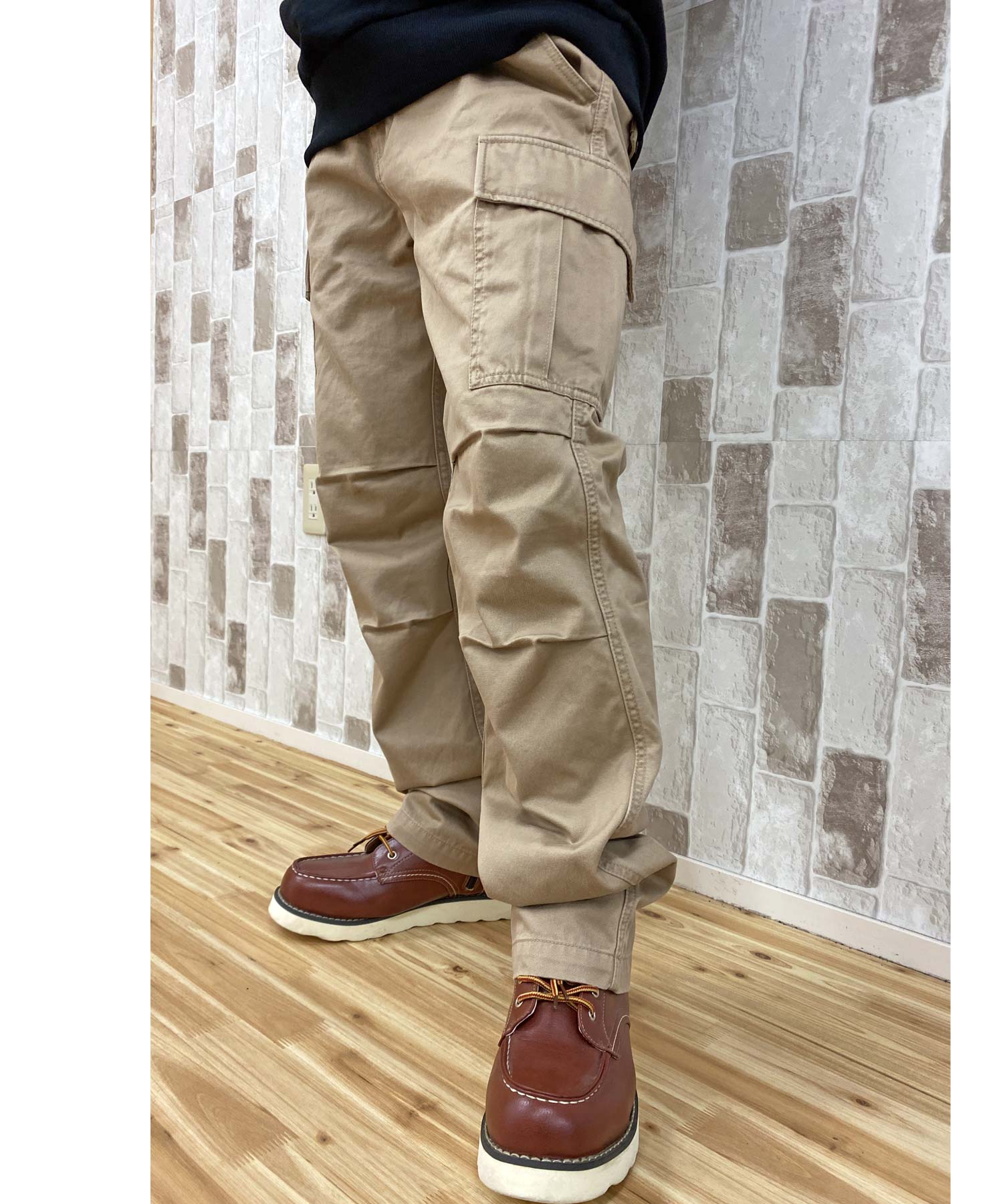 トップイズム TopIsm AVIREX アビレックス カーゴパンツ ミリタリー カモフラ 迷彩 無地 ファティーグパンツ