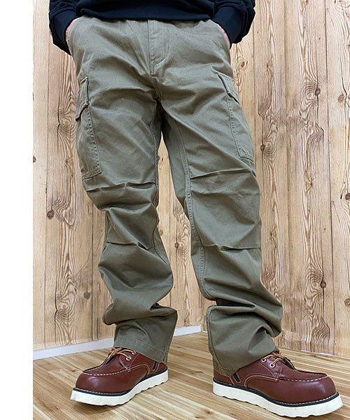 トップイズム TopIsm AVIREX アビレックス カーゴパンツ ミリタリー カモフラ 迷彩 無地 ファティーグパンツ,3-オリーブ
