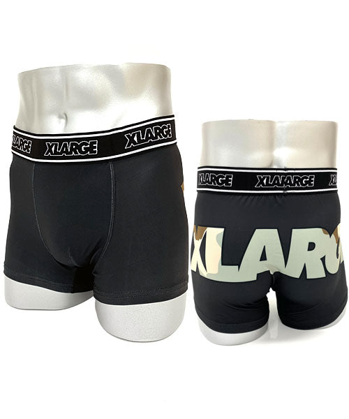 トップイズム TopIsm XーLarge エクストララージ ニット ボクサーパンツ メンズ 下着 プチギフト プレゼント用 ストレッチ 総柄 男性用 ナイトウェア インナー ブリーフ【返品不可商品】,13-ロゴカモブラック