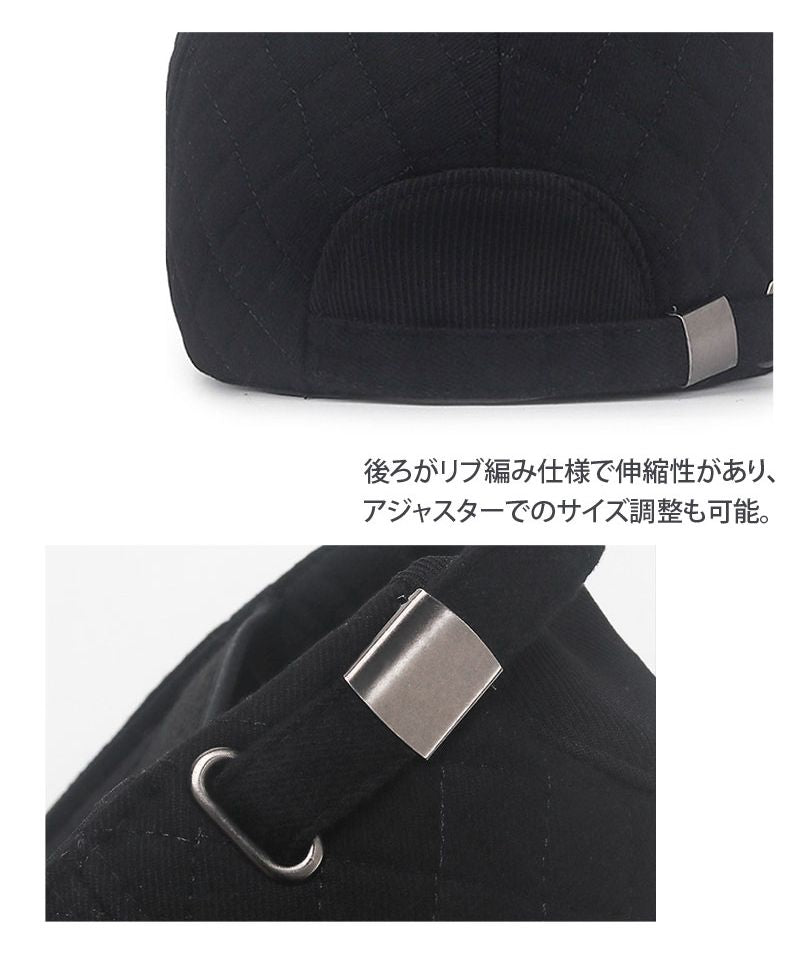 トップイズム TopIsm ゴルフキャップ メンズ 帽子 耳当て付 ゴルフウェア 小物 イヤーマフ 秋冬 防寒 2WAY キルティング フェルト おしゃれ （5-ネイビーB） 5-ネイビーB