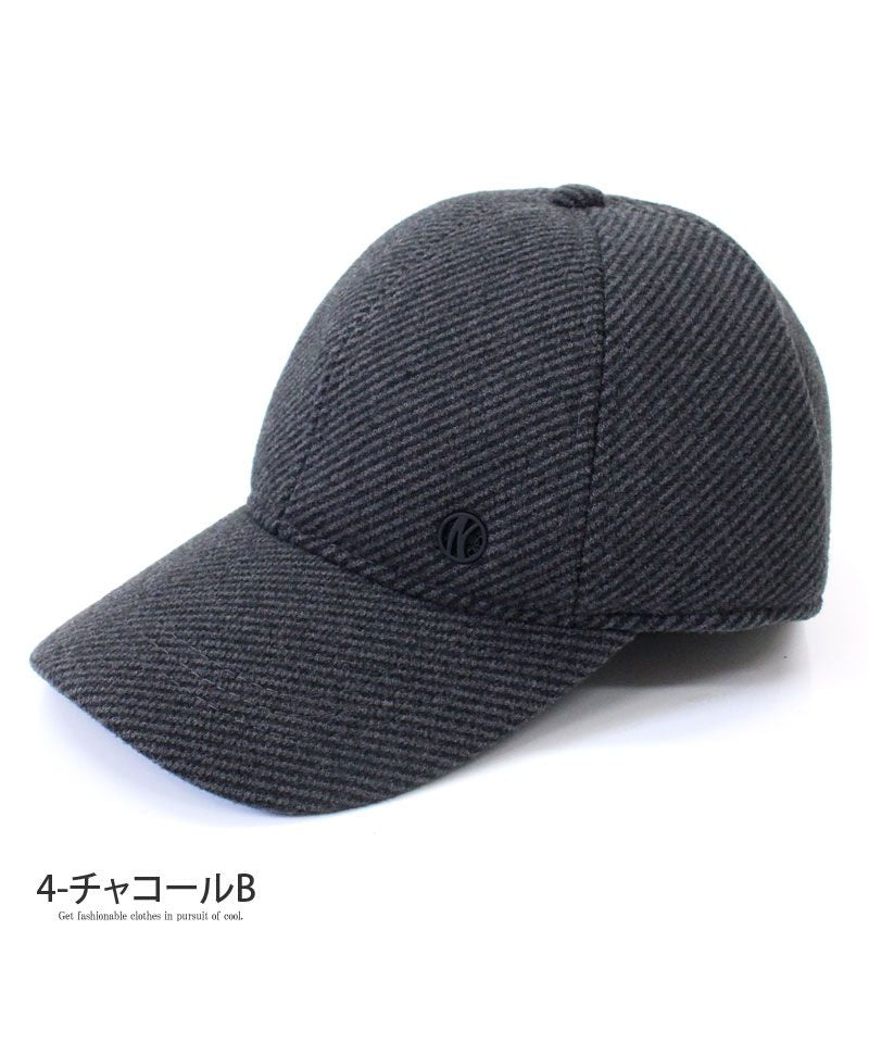 トップイズム TopIsm ゴルフキャップ メンズ 帽子 耳当て付 ゴルフウェア 小物 イヤーマフ 秋冬 防寒 2WAY キルティング フェルト おしゃれ （5-ネイビーB） 5-ネイビーB