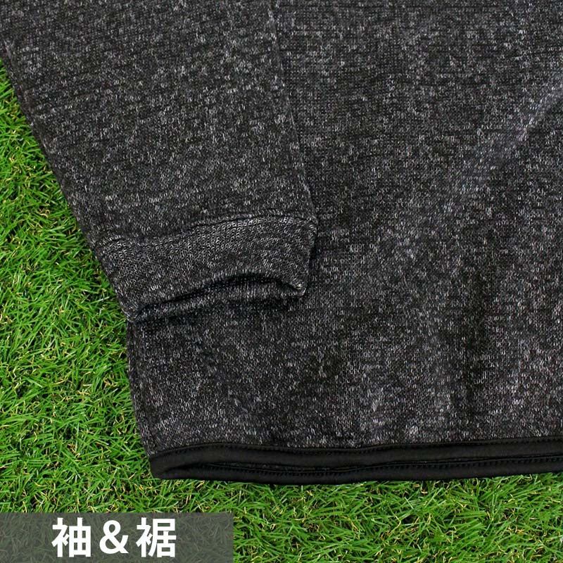 トップイズム TopIsm ゴルフ ハーフジップトレーナー メンズ ゴルフウェア 暖かい裏起毛 ニットフリース セーター トップス ハイネック プルオーバー スタンドネック