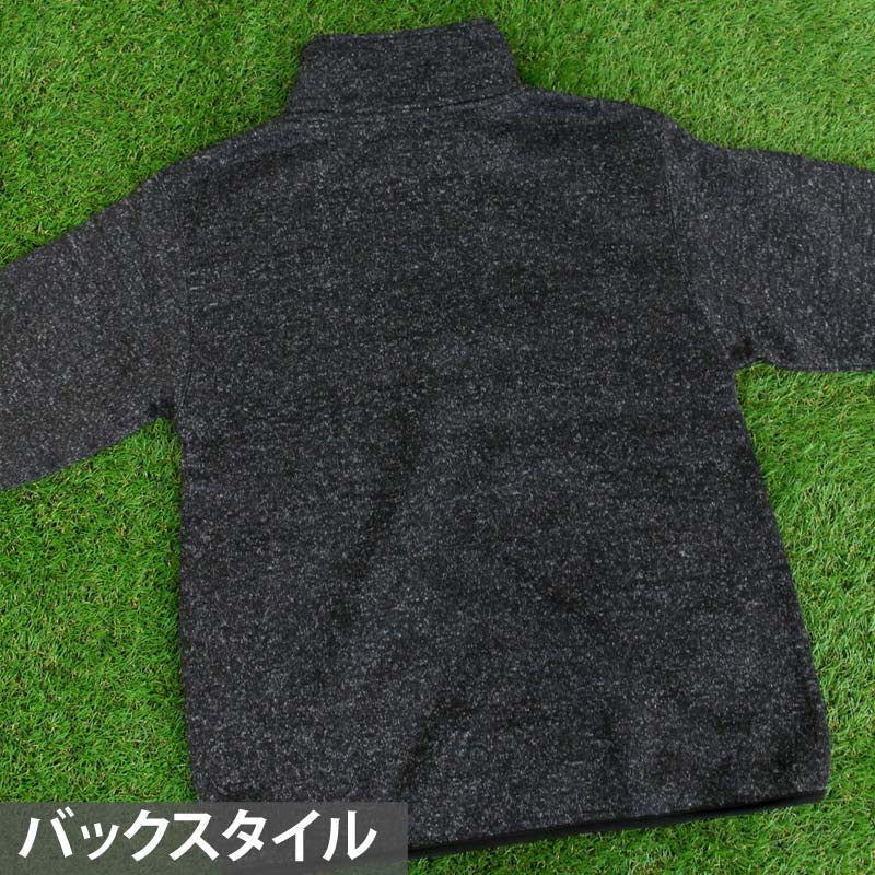 トップイズム TopIsm ゴルフ ハーフジップトレーナー メンズ ゴルフウェア 暖かい裏起毛 ニットフリース セーター トップス ハイネック プルオーバー スタンドネック