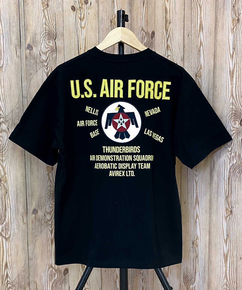 トップイズム TopIsm AVIREX アビレックス THUNDERBIRDS PATCH 半袖 メンズ Tシャツ 刺繍 プリント トップス 春 夏