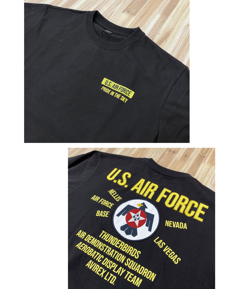 トップイズム TopIsm AVIREX アビレックス THUNDERBIRDS PATCH 半袖 メンズ Tシャツ 刺繍 プリント トップス 春 夏