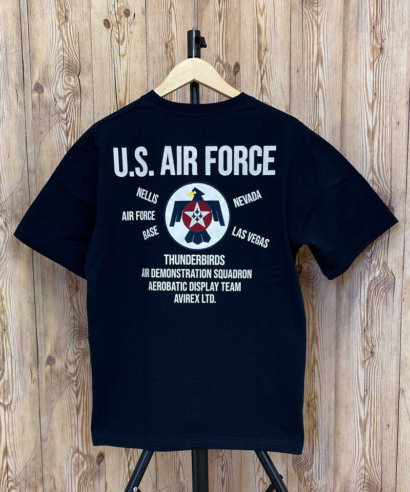トップイズム TopIsm AVIREX アビレックス THUNDERBIRDS PATCH 半袖 メンズ Tシャツ 刺繍 プリント トップス 春 夏