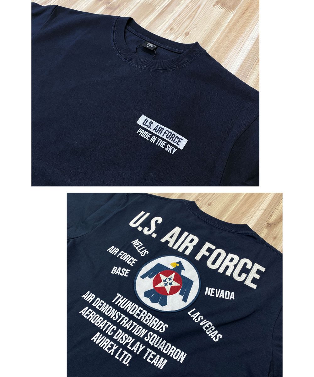 トップイズム TopIsm AVIREX アビレックス THUNDERBIRDS PATCH 半袖 メンズ Tシャツ 刺繍 プリント トップス 春 夏