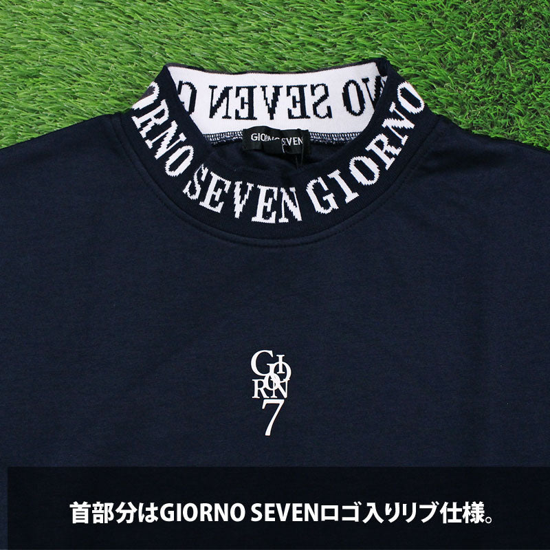 頂級主義 TopIsm 高爾夫服飾 男士 模擬領襯衫 GIORNO SEVEN 喬爾諾七 高領 上衣 Polo衫 彈性 長袖 素色 高頻標誌