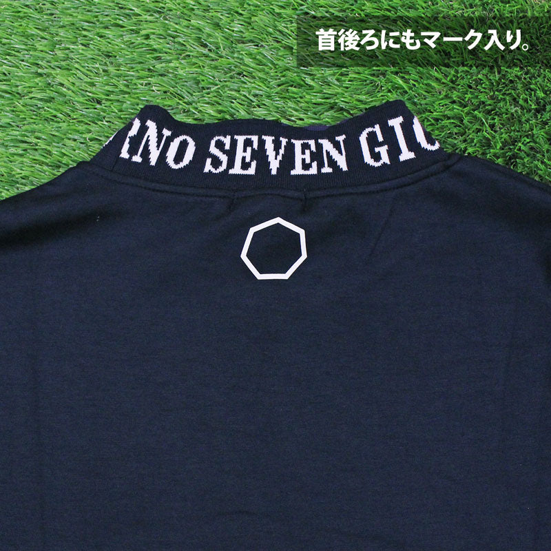 頂級主義 TopIsm 高爾夫服飾 男士 模擬領襯衫 GIORNO SEVEN 喬爾諾七 高領 上衣 Polo衫 彈性 長袖 素色 高頻標誌