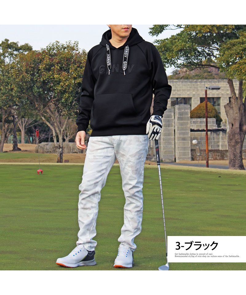 トップイズム TopIsm ゴルフウェア メンズ プルパーカー GIORNO SEVEN ジョルノセブン フーディー トレーナー トップス プルオーバー 立体ロゴ おしゃれ 春夏 秋冬