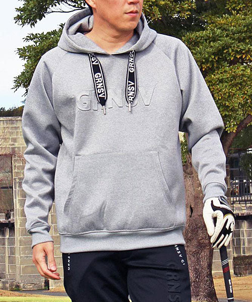 トップイズム TopIsm ゴルフウェア メンズ プルパーカー GIORNO SEVEN ジョルノセブン フーディー トレーナー トップス プルオーバー 立体ロゴ おしゃれ 春夏 秋冬 （2-グレー） 2-グレー