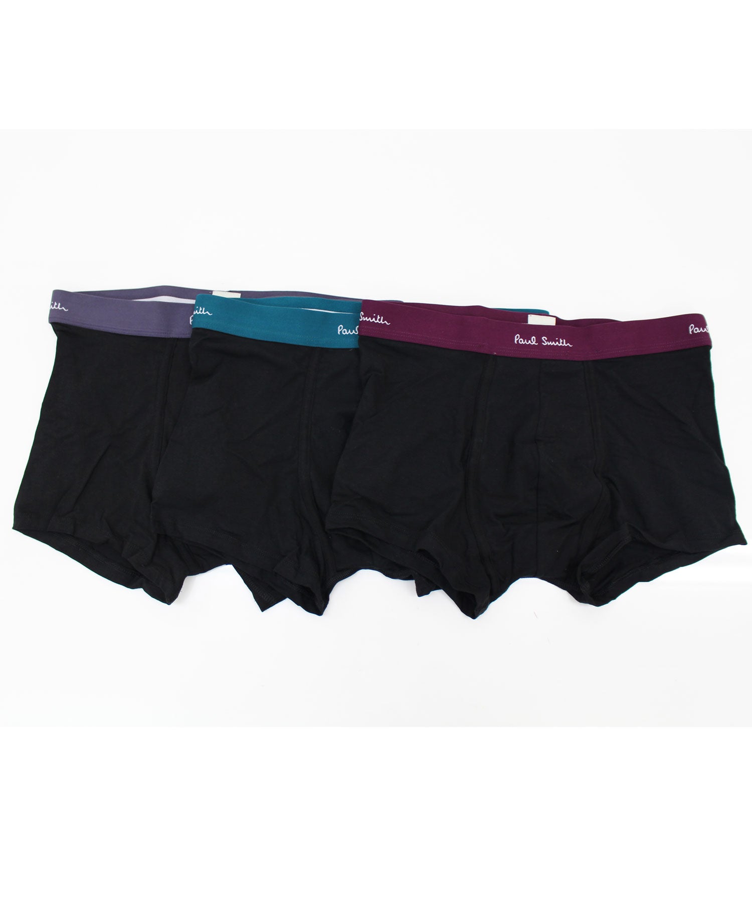トップイズム TopIsm Paul Smith ポールスミス 3PACK メンズ ボクサーパンツ 3枚セット ウエストロゴ コットン ストレッチ 下着 トランクス インナーウェア【返品不可商品】