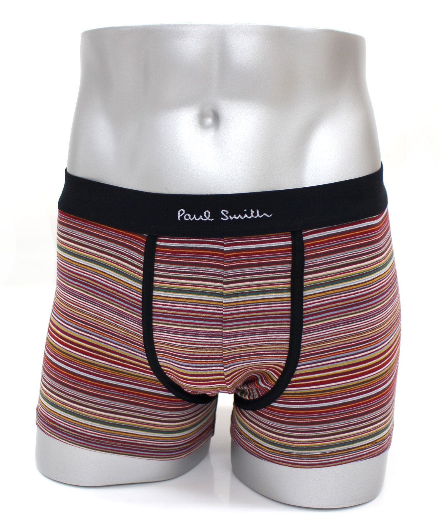トップイズム TopIsm Paul Smith ポールスミス 3PACK メンズ ボクサーパンツ 3枚セット マルチボーダー コットン ストレッチ 下着 トランクス インナーウェア【返品不可商品】