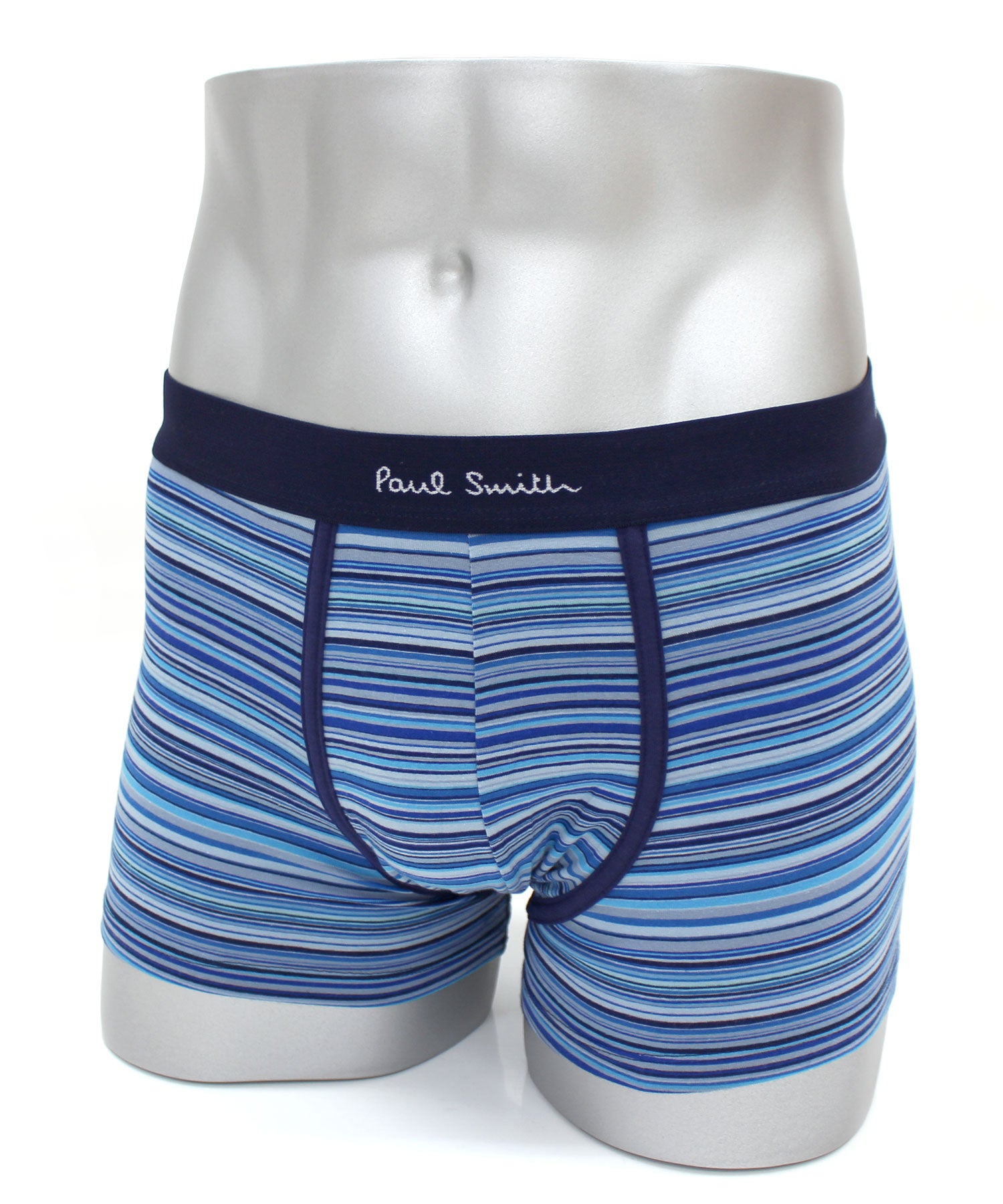 トップイズム TopIsm Paul Smith ポールスミス 3PACK メンズ ボクサーパンツ 3枚セット マルチボーダー コットン ストレッチ 下着 トランクス インナーウェア【返品不可商品】