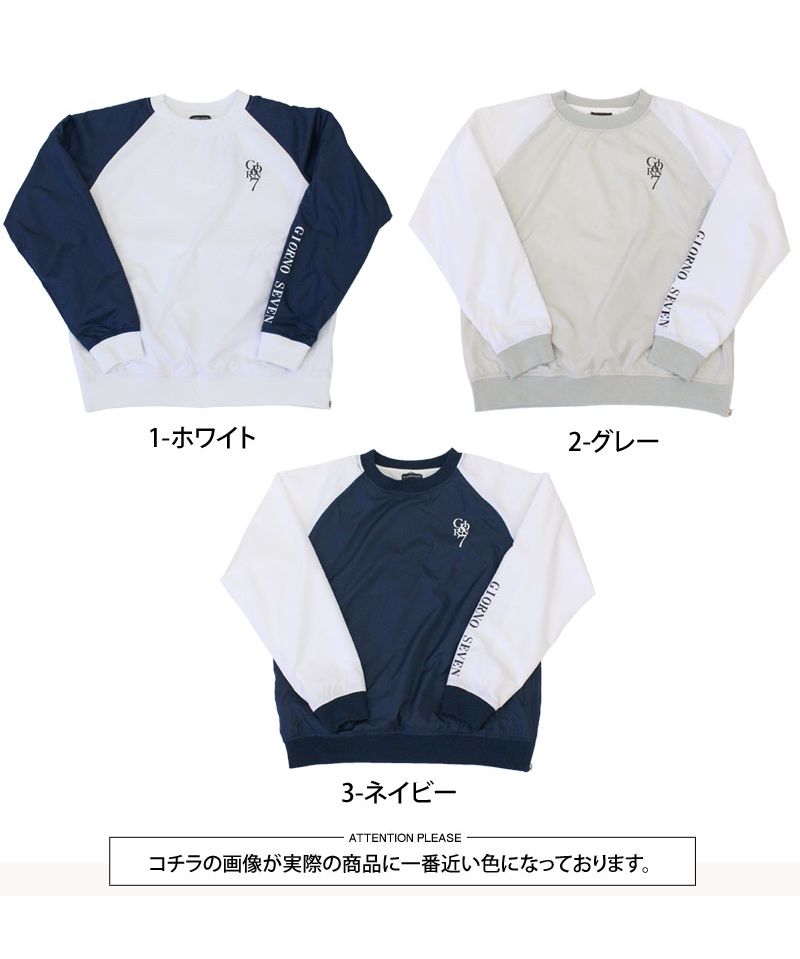 トップイズム TopIsm ゴルフジャケット メンズ ゴルフウェア スニードジャック プルオーバー GIORNO SEVEN ジョルノセブン 裏地暖かい アウター ブルゾン トップス 秋冬