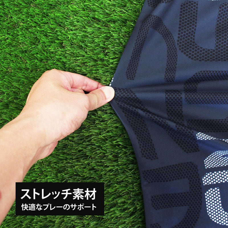 トップイズム TopIsm ゴルフウェア モックネックシャツ メンズ GIORNO SEVEN ジョルノセブン ハイネックTシャツ 半袖 トップス 総柄 ロゴ ストレッチ 吸湿速乾ドライ