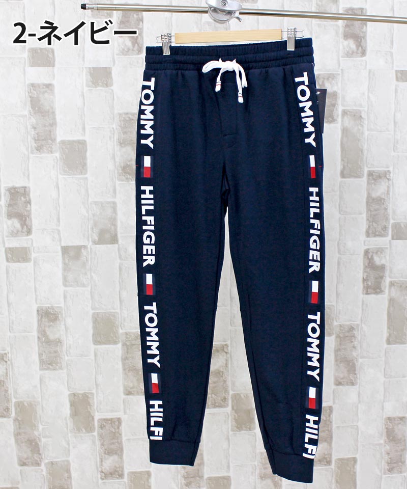 トップイズム TopIsm TOMMY HILFIGER トミー ヒルフィガー サイドロゴ スウェットパンツ メンズ ジョガーパンツ