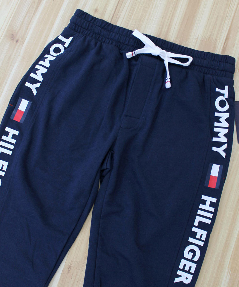 トップイズム TopIsm TOMMY HILFIGER トミー ヒルフィガー サイドロゴ スウェットパンツ メンズ ジョガーパンツ