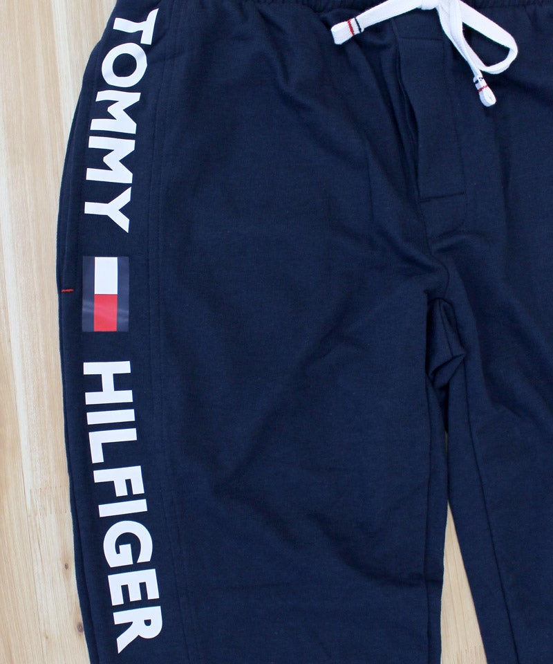 トップイズム TopIsm TOMMY HILFIGER トミー ヒルフィガー サイドロゴ スウェットパンツ メンズ ジョガーパンツ