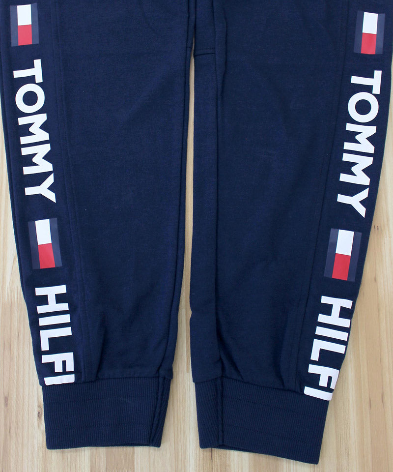 トップイズム TopIsm TOMMY HILFIGER トミー ヒルフィガー サイドロゴ スウェットパンツ メンズ ジョガーパンツ