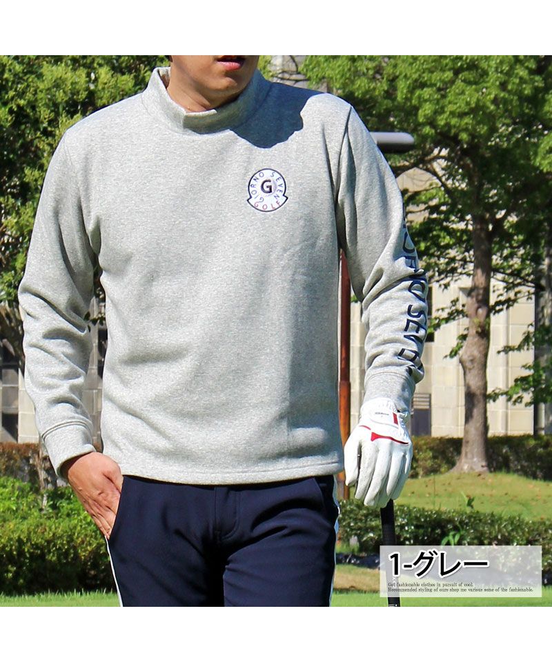 トップイズム TopIsm ゴルフトレーナー メンズ ゴルフウェア 暖かい 裏起毛 シャギーボアフリース GIORNO SEVEN ジョルノセブン スウェット