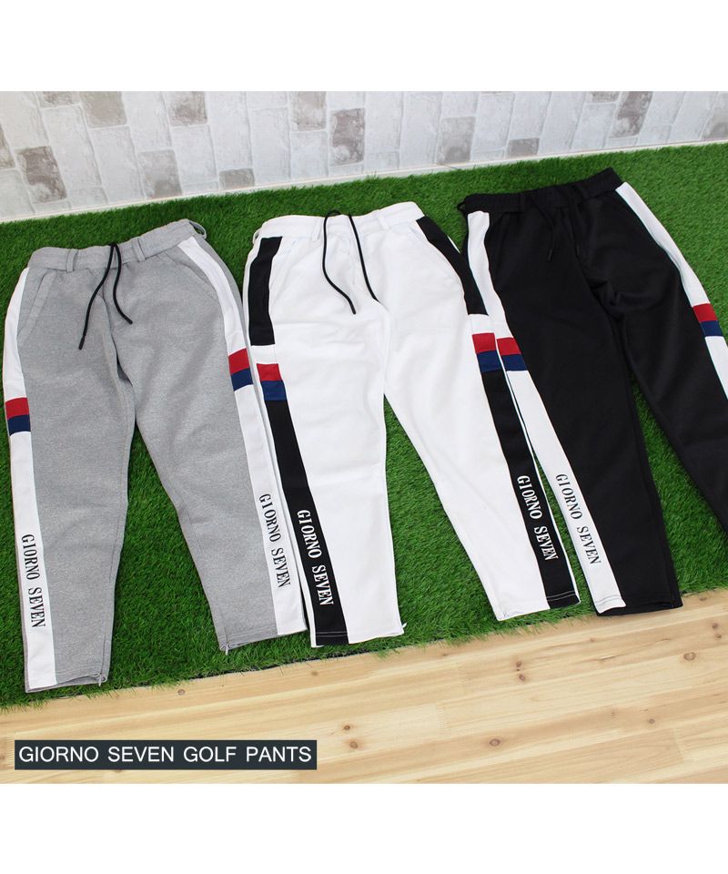 トップイズム TopIsm ゴルフウェア セットアップ 上下セット メンズ GIORNO SEVEN ジョルノセブン ゴルフパンツ ジャージ トラックジャケット ブルゾン フルジップアップ