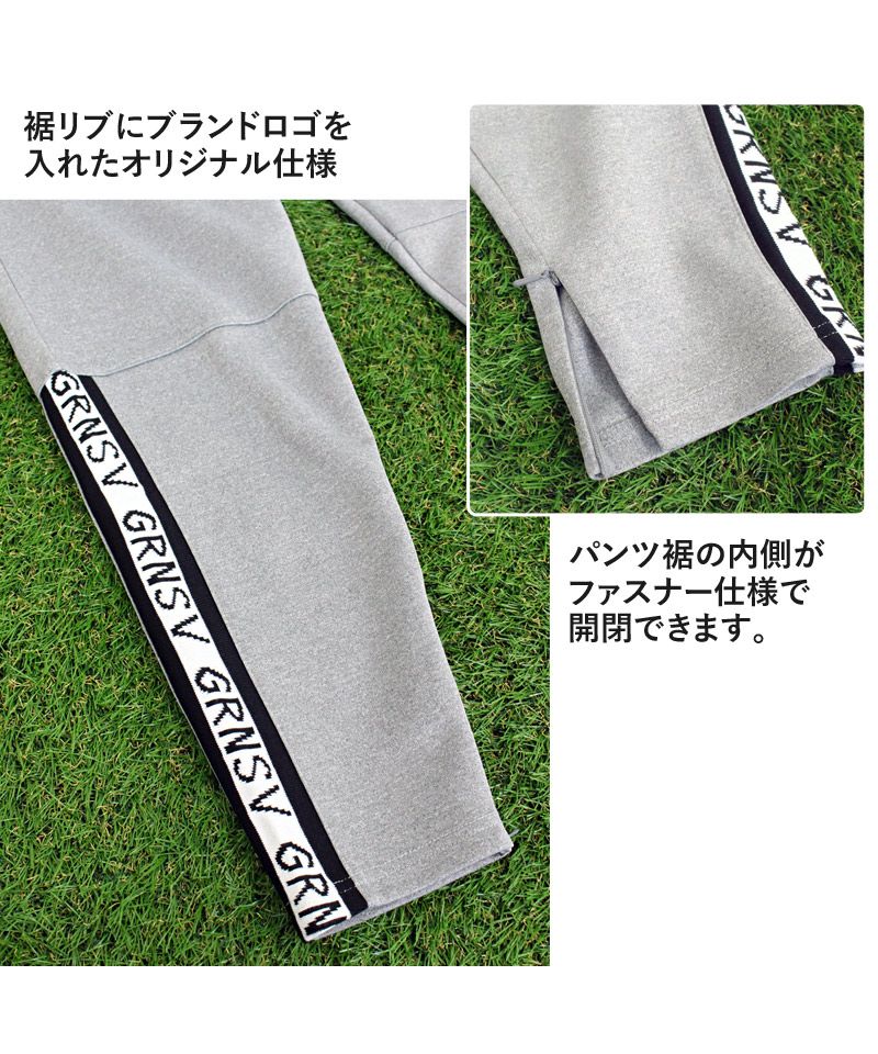 トップイズム TopIsm ゴルフウェア メンズ 上下セットアップ GIORNO SEVEN ジョルノセブン プルパーカー トップス ゴルフパンツ リブロゴ ブランド おしゃれ 秋冬 春夏 （4-ネイビー） 4-ネイビー