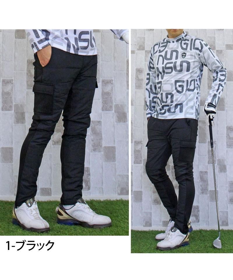 トップイズム TopIsm ダウンパンツ メンズ ゴルフパンツ 暖か裏起毛 裏フリースボア ゴルフウェア アウトドア ボトムス 秋冬 防寒 スポーツ