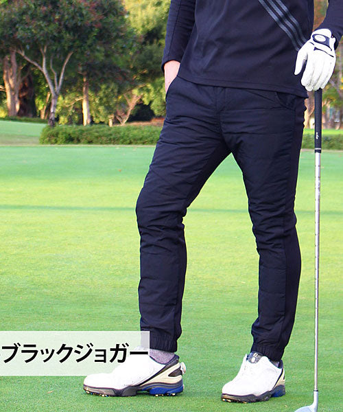 トップイズム TopIsm ジョガーとスキニーの2タイプ/ダウンパンツ裏フリース ゴルフパンツ ゴルフウェア アウトドア スポーツウェア （7-カーキジョガー） 7-カーキジョガー