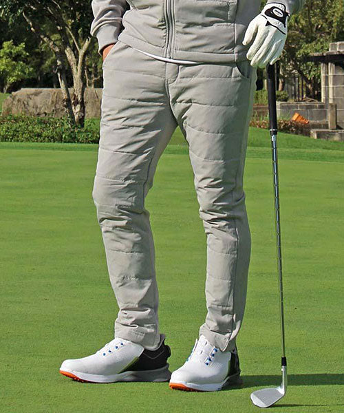 トップイズム TopIsm ジョガーとスキニーの2タイプ/ダウンパンツ裏フリース ゴルフパンツ ゴルフウェア アウトドア スポーツウェア （11-ライトグレースキニー） 11-ライトグレースキニー