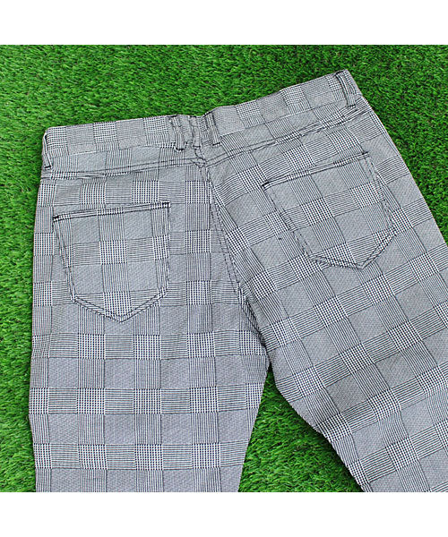 トップイズム TopIsm ゴルフパンツ メンズ クロップドパンツ ゴルフウェア チェック柄 カモフラ 迷彩 千鳥格子 ストレッチ ハーフパンツ スポーツウェア 7分丈