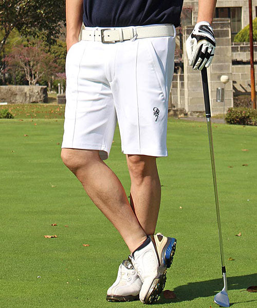 トップイズム TopIsm ゴルフパンツ メンズ ゴルフウェア GIORNO SEVEN ジョルノセブン ハーフパンツ ショートパンツ 短パン 春夏 ショーツ ストレッチ ジャージ ロゴ