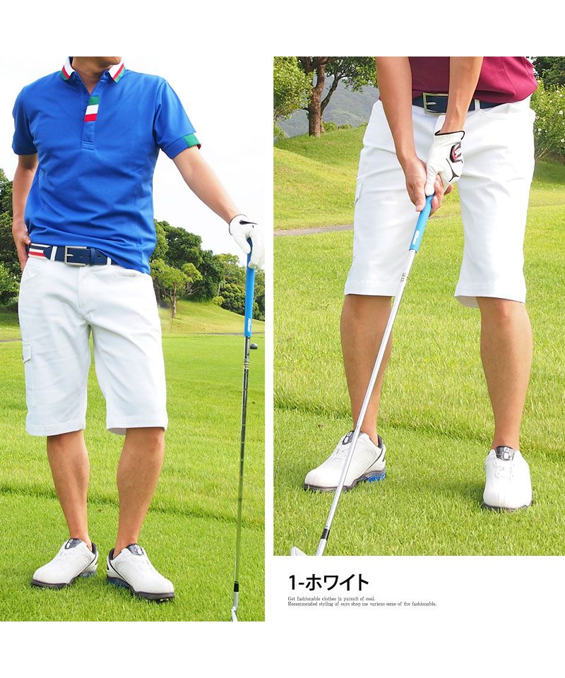 トップイズム TopIsm ゴルフパンツ ハーフパンツ ゴルフウェア メンズ ショートパンツ 大きいサイズ 短パン