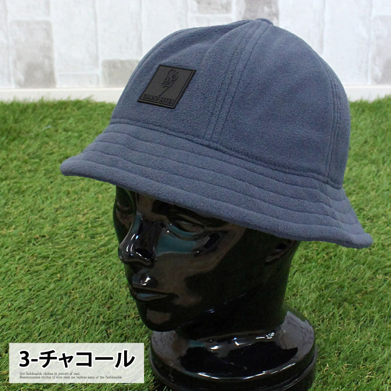 トップイズム TopIsm バケットハット フリース ゴルフウェア 帽子 メンズ GIORNO SEVEN ジョルノセブン ゴルフ ハット ロゴ刺繍 小物 秋冬