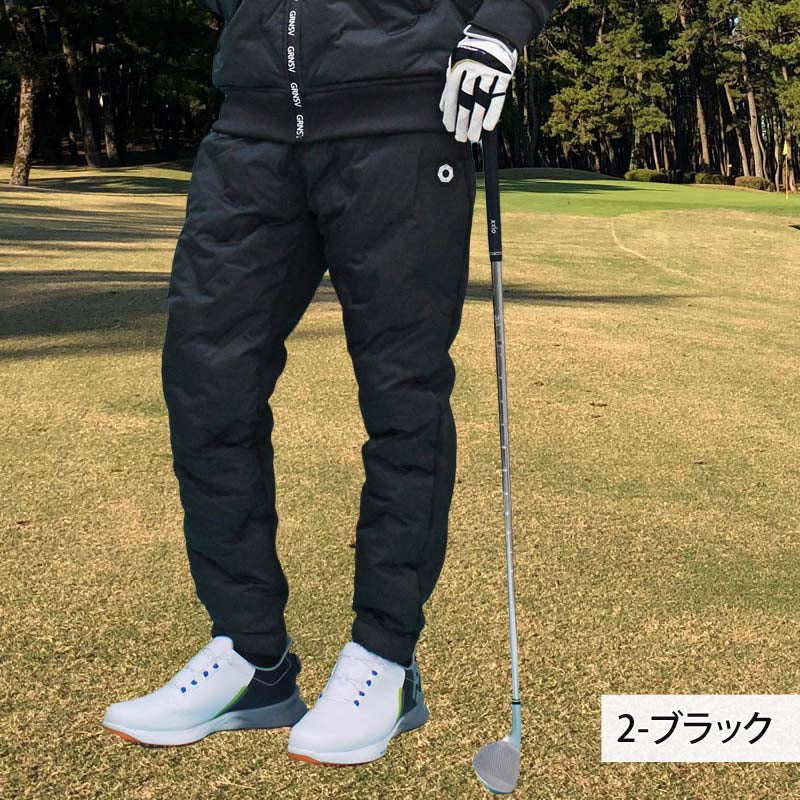 トップイズム TopIsm ゴルフパンツ ゴルフウェア メンズ ダウンパンツ GIORNO SEVEN ジョルノセブン ジョガーパンツ 中綿 秋冬 ボトムス 素材切替 おしゃれ ブランド