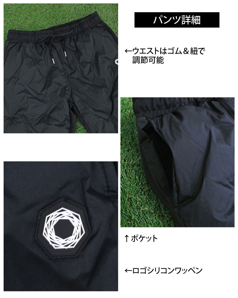 トップイズム TopIsm ゴルフパンツ ゴルフウェア メンズ ダウンパンツ GIORNO SEVEN ジョルノセブン ジョガーパンツ 中綿 秋冬 ボトムス 素材切替 おしゃれ ブランド
