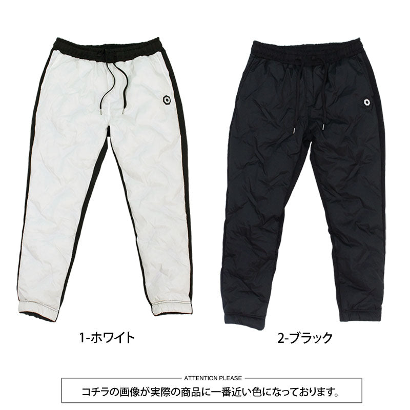 トップイズム TopIsm ゴルフパンツ ゴルフウェア メンズ ダウンパンツ GIORNO SEVEN ジョルノセブン ジョガーパンツ 中綿 秋冬 ボトムス 素材切替 おしゃれ ブランド