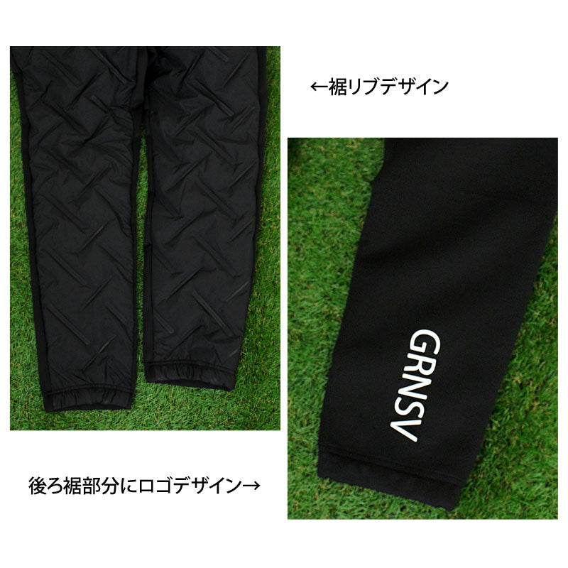 トップイズム TopIsm ゴルフ 中綿上下セットアップ メンズ ゴルフウェア GIORNO SEVEN ジョルノセブン アウター 中綿ジャケット ブルゾン ゴルフパンツ 秋冬 （2-ブラック） 2-ブラック