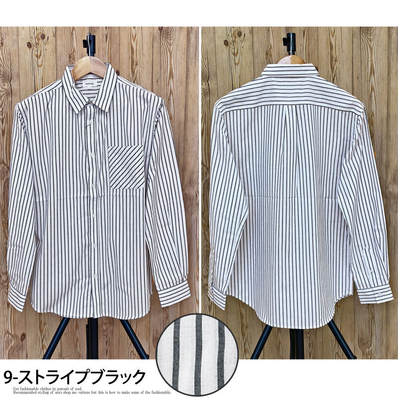TopIsm Shirt Men's Check Shirt Madras Check Ombre Check Gingham Check Long Sleeve Shirt Casual Shirt