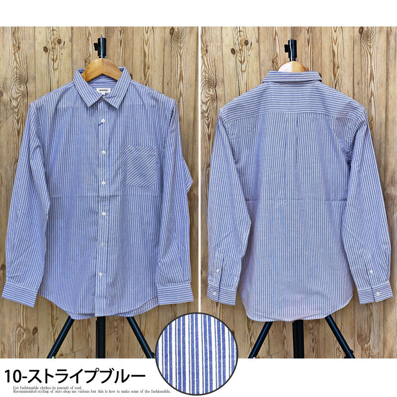 TopIsm Shirt Men's Check Shirt Madras Check Ombre Check Gingham Check Long Sleeve Shirt Casual Shirt
