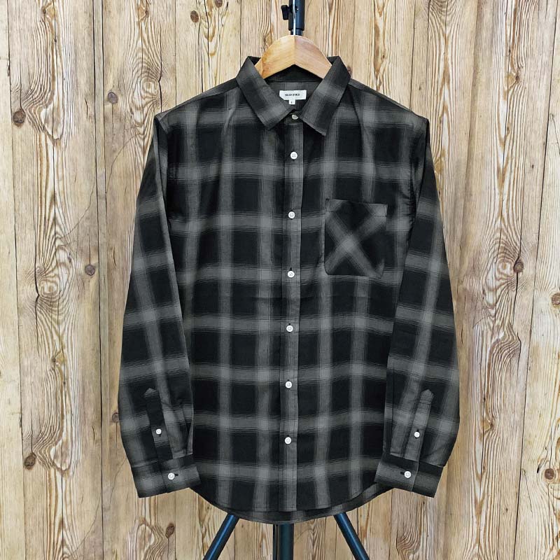 TopIsm Shirt Men's Check Shirt Madras Check Ombre Check Gingham Check Long Sleeve Shirt Casual Shirt
