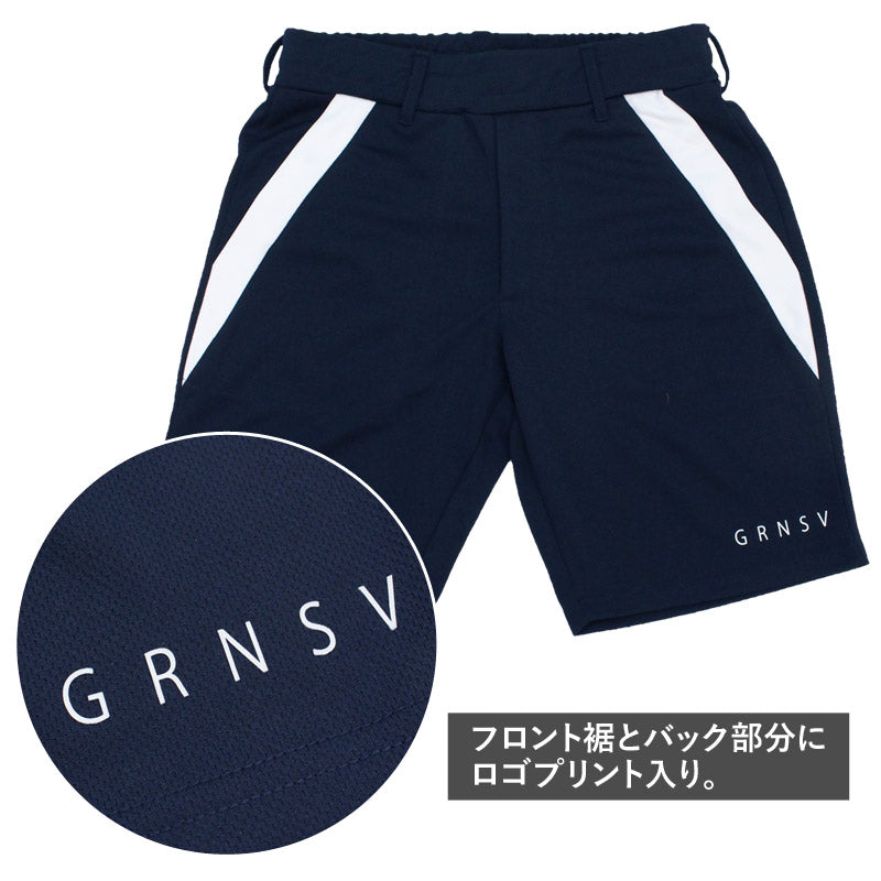 トップイズム TopIsm ゴルフパンツ メンズ ハーフパンツ GIORNO SEVEN ジョルノセブン ゴルフウェア 吸汗速乾ドライメッシュ ショートパンツ 短パン ショーツ ライン 春夏
