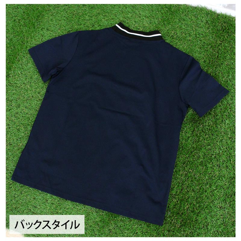 トップイズム TopIsm ゴルフウェア モックネックシャツ メンズ GIORNO SEVEN ジョルノセブン ハイネック ゴルフ 接触冷感 ストレッチ 半袖 シルバーロゴ 首ライン トップス ポロシャツ Tシャツ 春夏