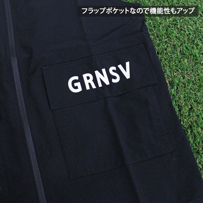 トップイズム TopIsm ゴルフウェア メンズ ベスト GIORNO SEVEN ジョルノセブン トップス ポリエステルストレッチ 多機能ポケット ロゴ おしゃれ 春夏