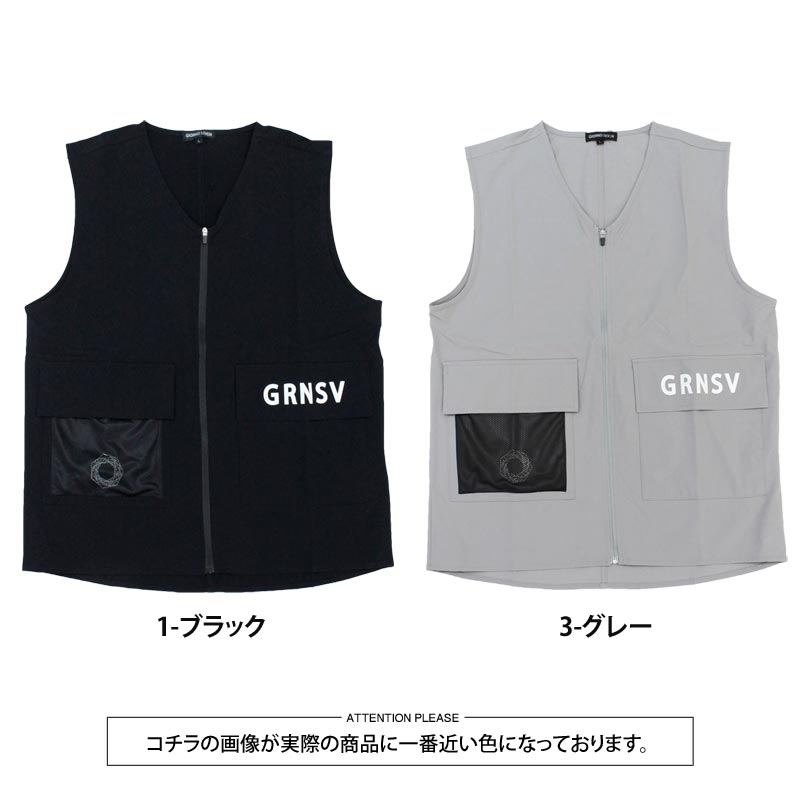 トップイズム TopIsm ゴルフウェア メンズ ベスト GIORNO SEVEN ジョルノセブン トップス ポリエステルストレッチ 多機能ポケット ロゴ おしゃれ 春夏