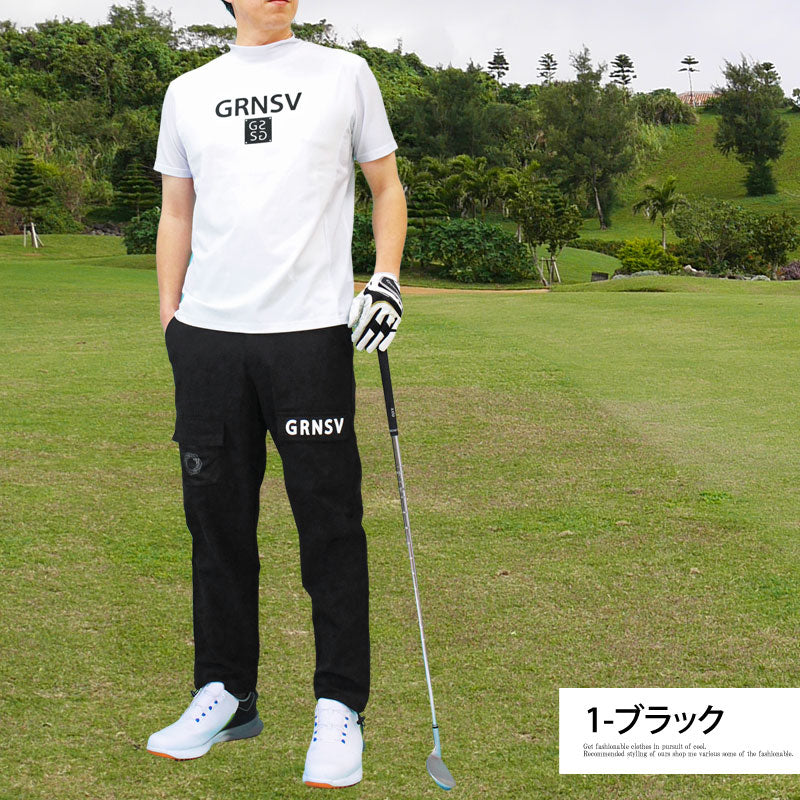 トップイズム TopIsm ゴルフパンツ メンズ ゴルフウェア GIORNO SEVEN ジョルノセブン 多機能カーゴポケット ポリエステルストレッチ おしゃれ 春夏