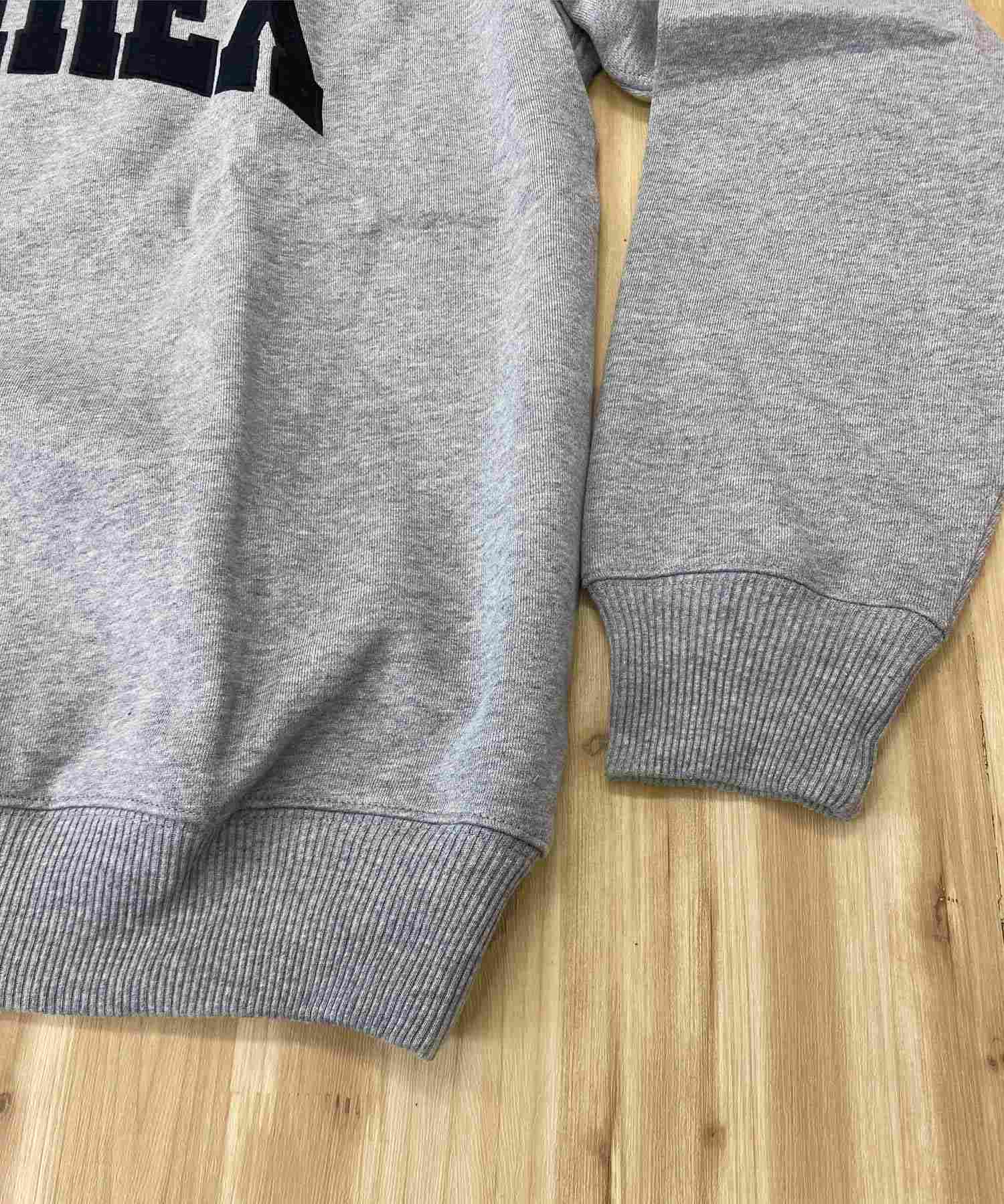 TopIsm AVIREX Renewal Trainer Fleece Lined Sweat Logo Embroidery Long Sleeve Crew Neck Men's Brand AVIREX American Casual