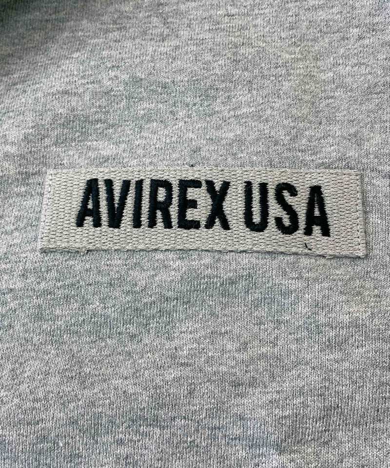 トップイズム TopIsm AVIREX アヴィレックス FATIGUE STAND ZIP スウェット ファティーグ スタンドジップジャケット ポケット付き ジップアップ アビレックス メンズ 長袖